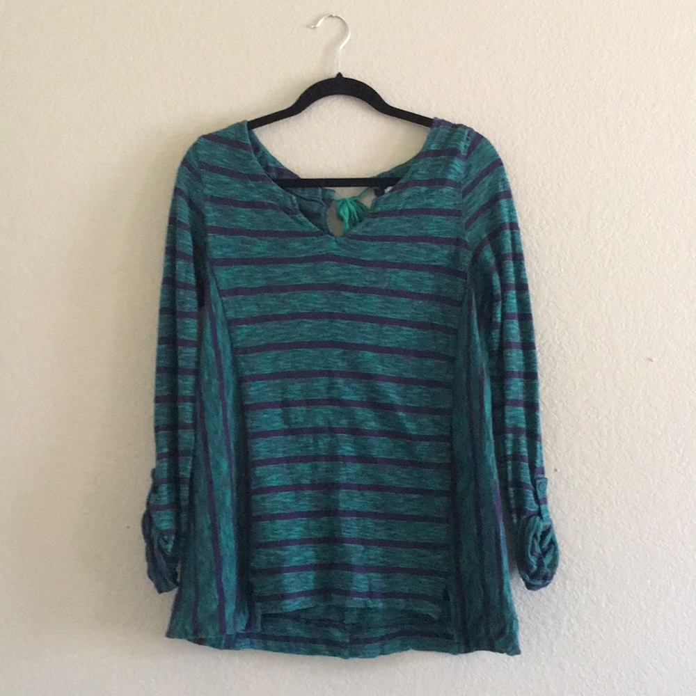 3/4 sleeve Anthro top